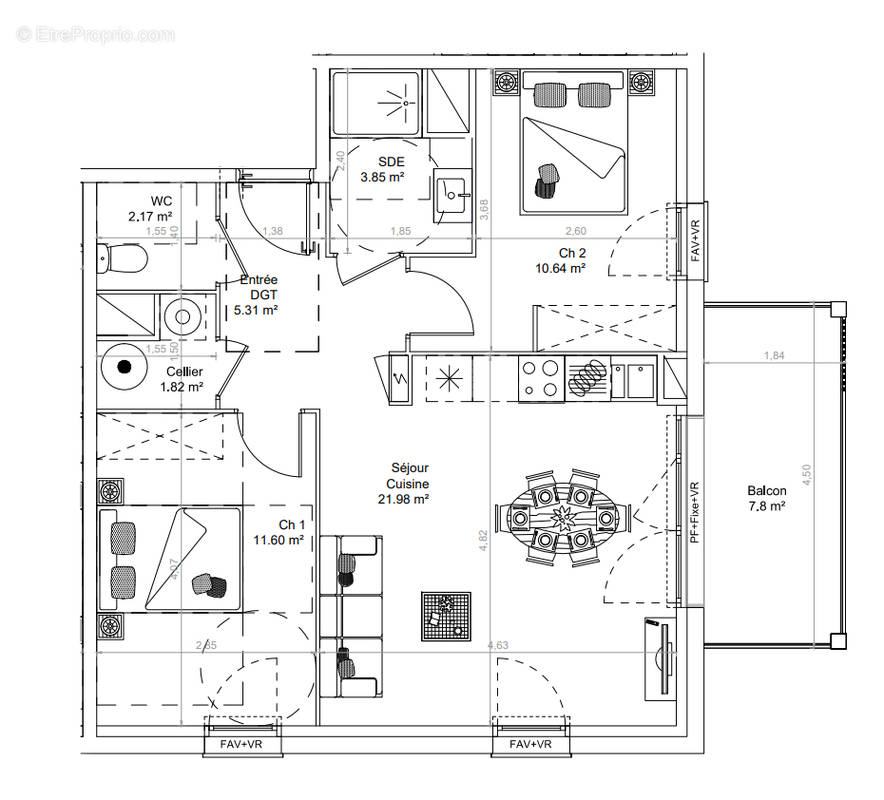 Appartement à LONS