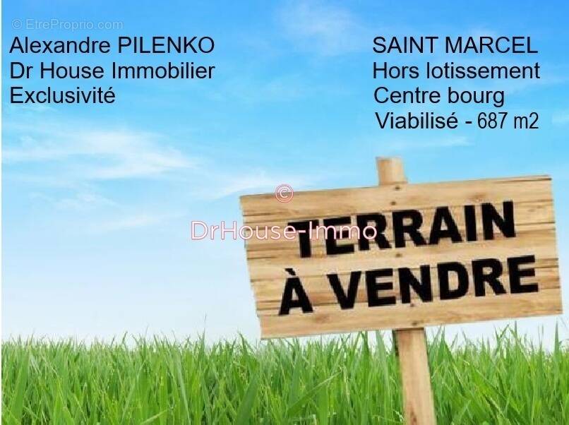 Terrain à SAINT-MARCEL
