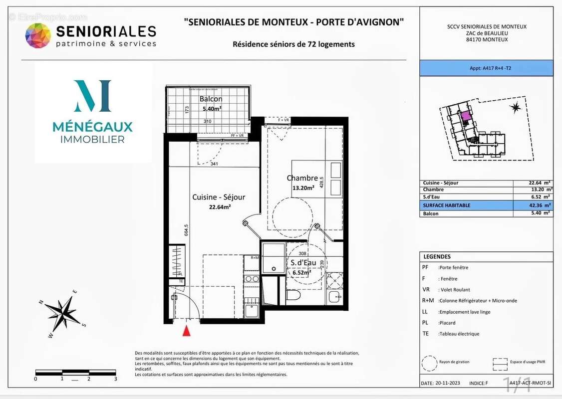 Appartement à MONTEUX