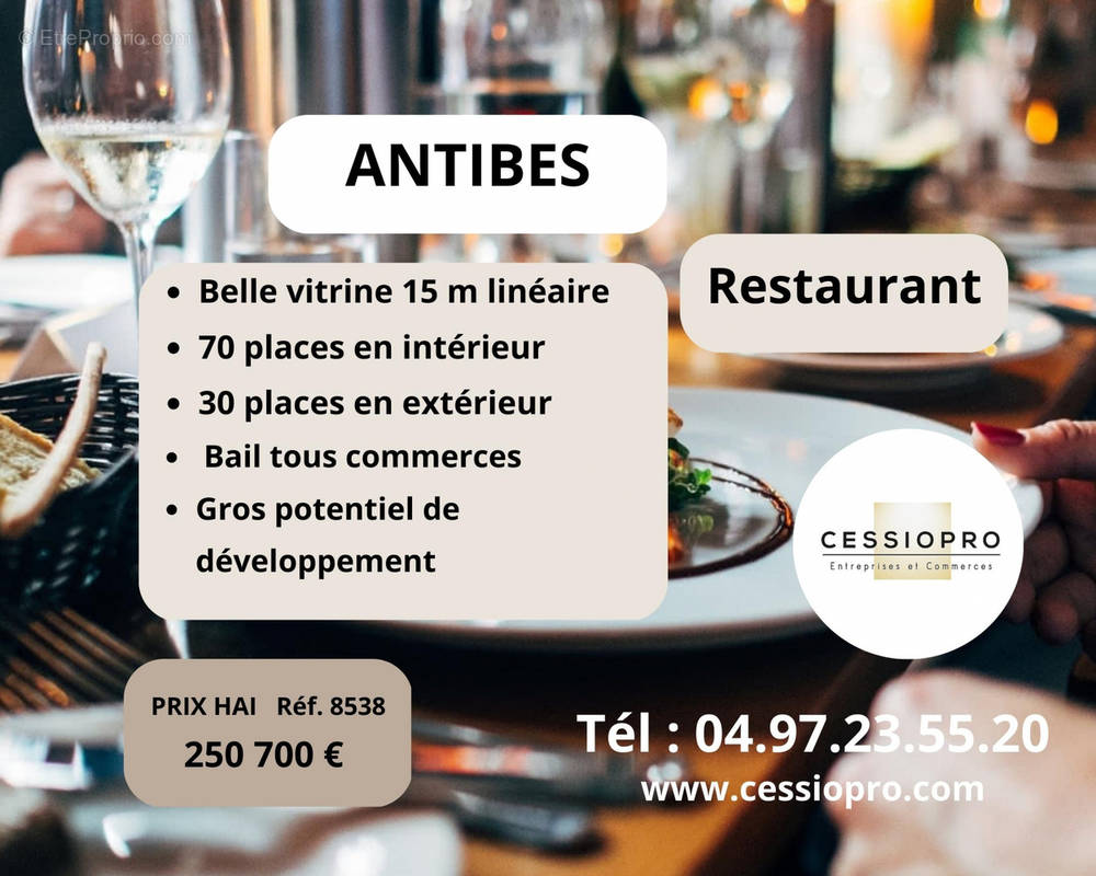 Commerce à ANTIBES