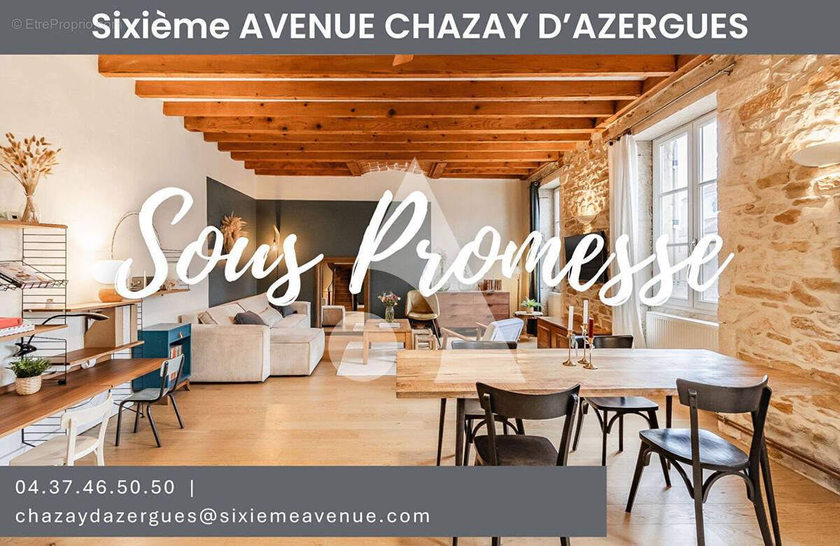 Appartement à CHAZAY-D&#039;AZERGUES