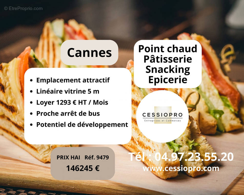 Commerce à CANNES