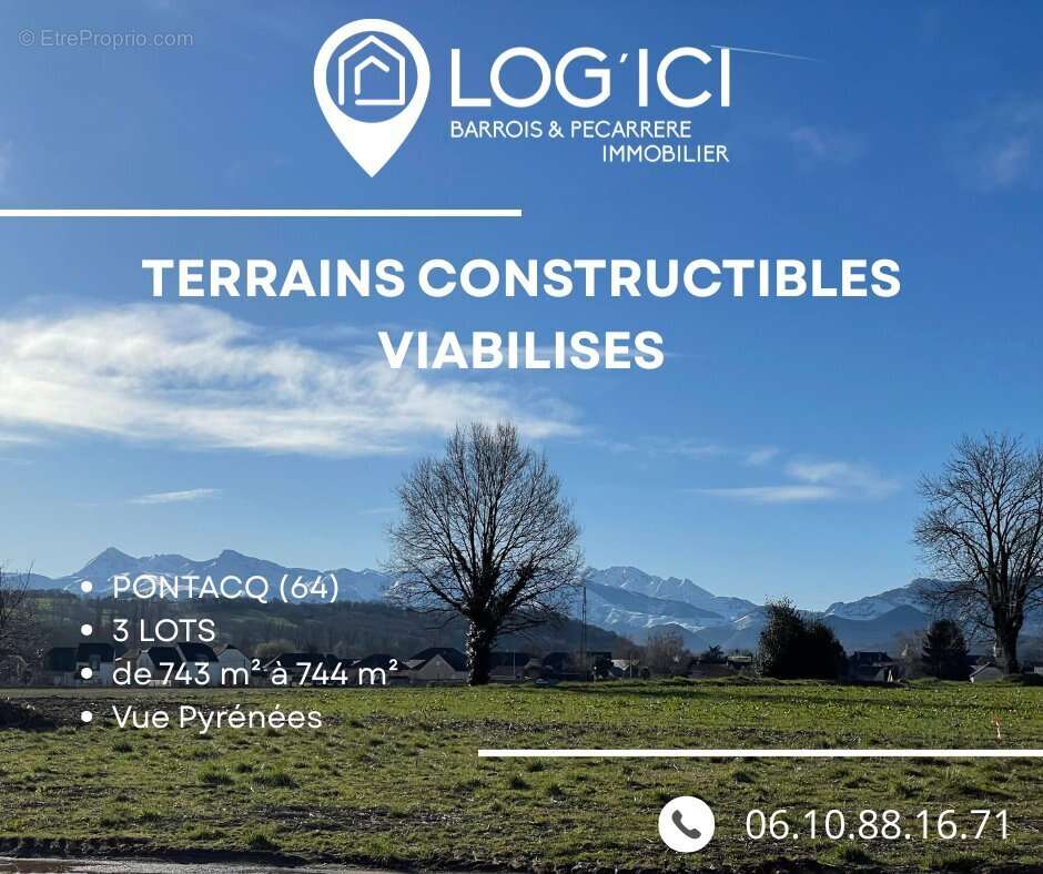 Terrain à PONTACQ