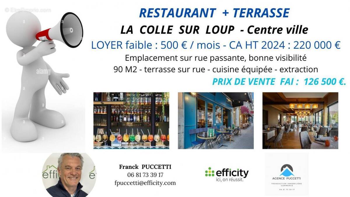 Commerce à LA COLLE-SUR-LOUP