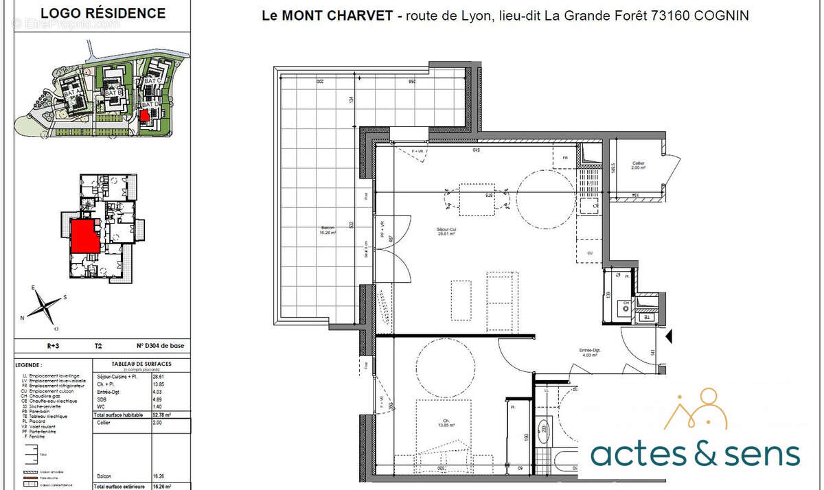 Appartement à COGNIN