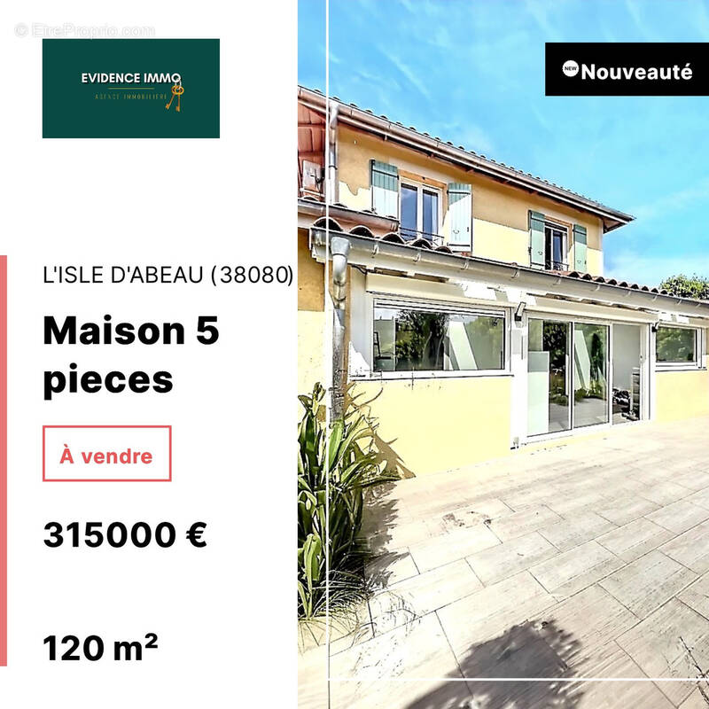 Maison à L&#039;ISLE-D&#039;ABEAU
