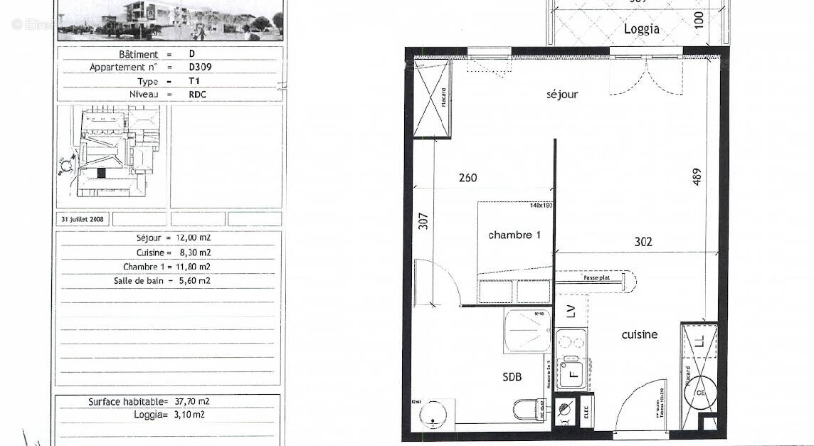 Appartement à MAUGUIO