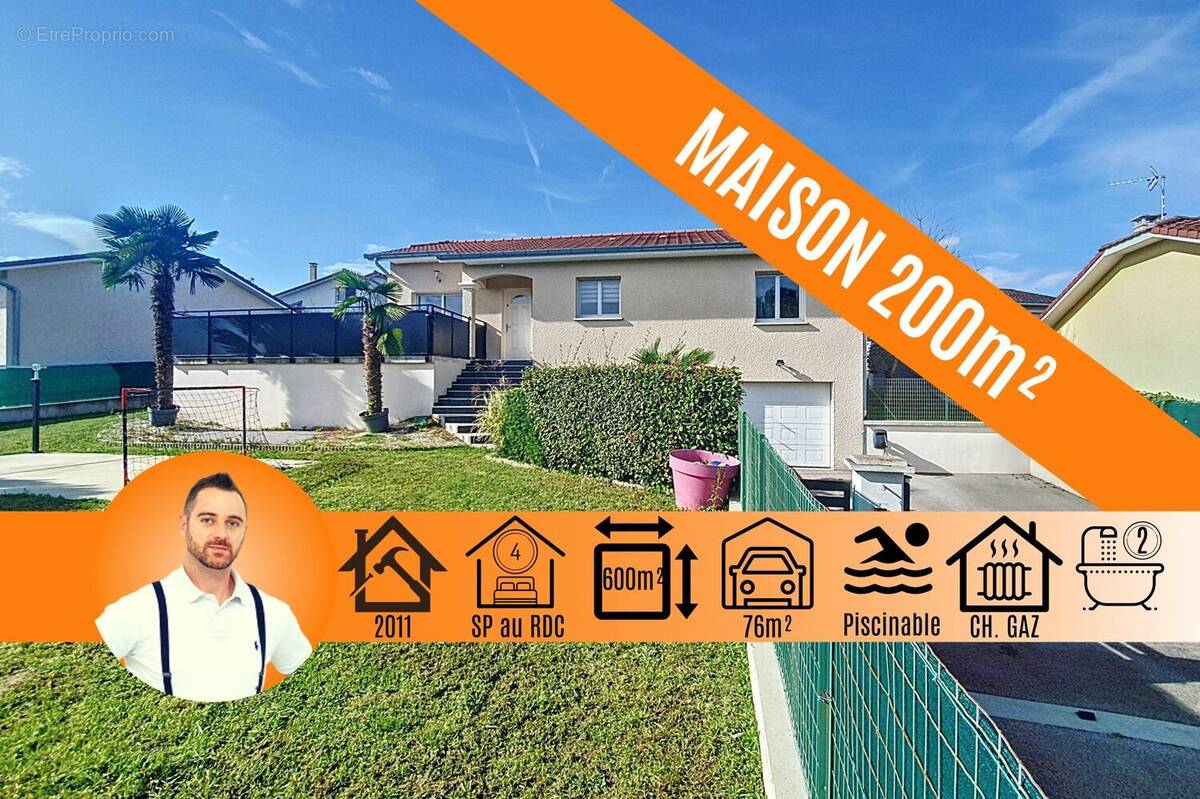 Maison à CHARVIEU-CHAVAGNEUX