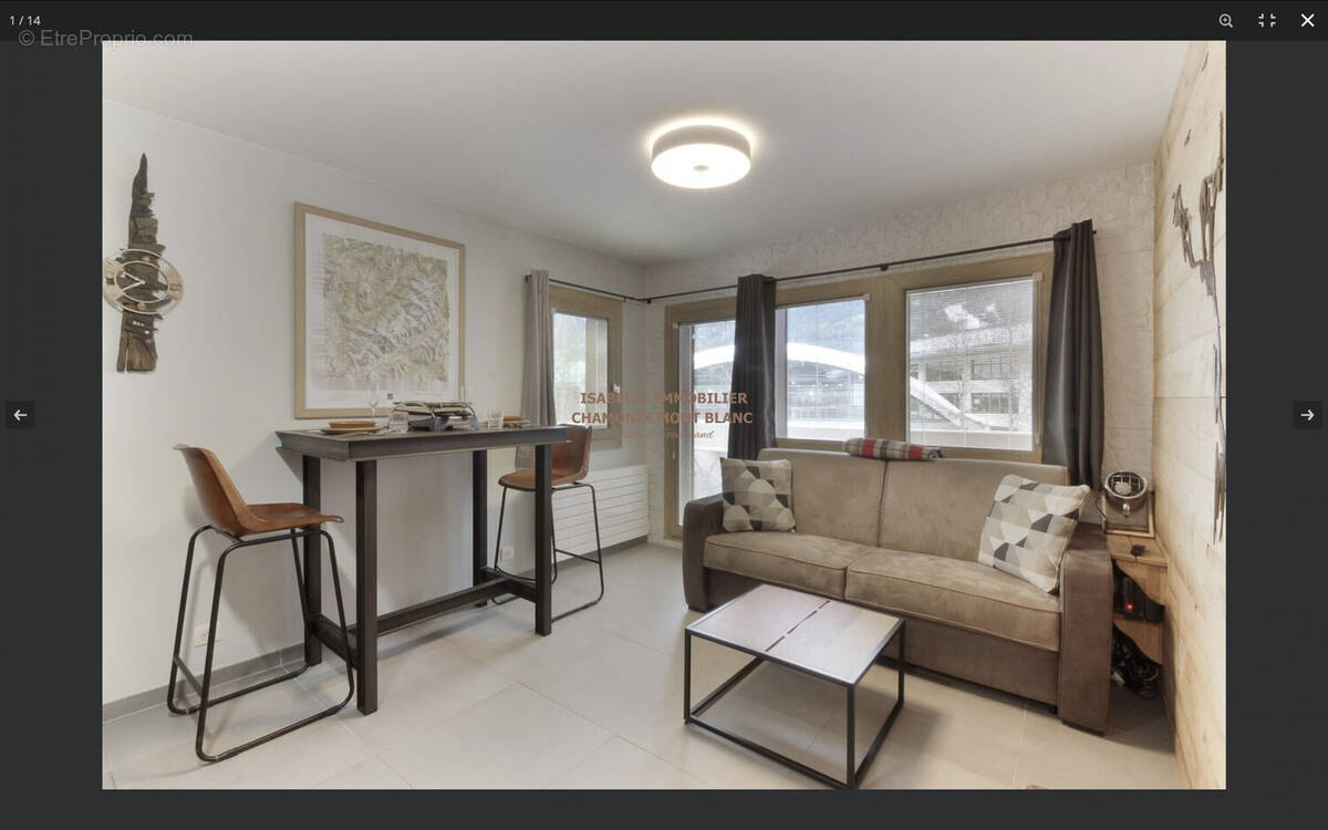 Appartement à CHAMONIX-MONT-BLANC