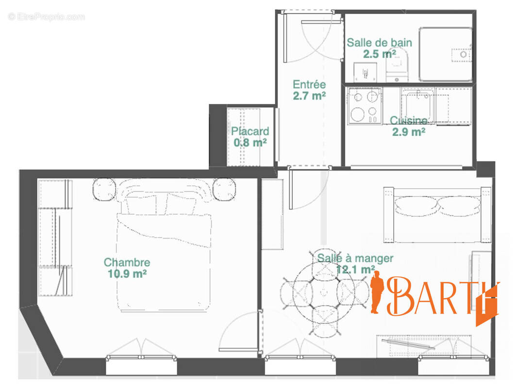 Appartement à BOURGES