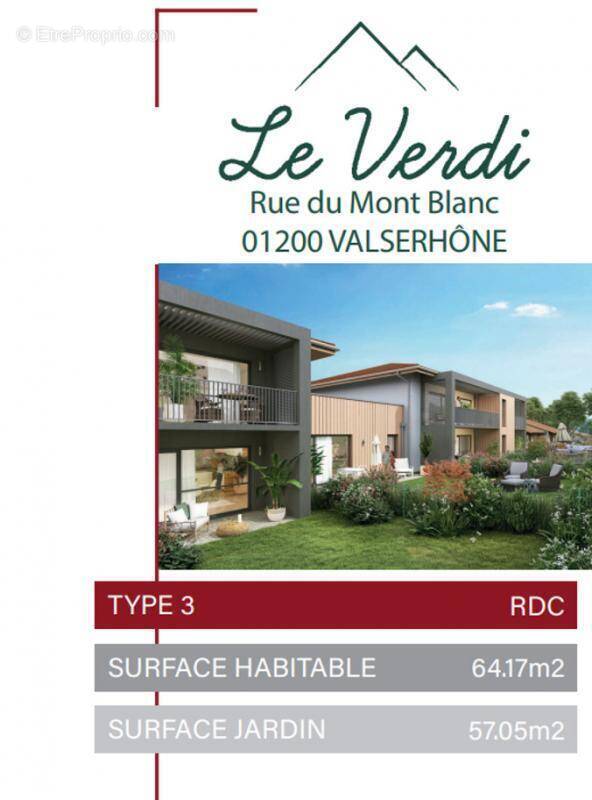 Appartement à BELLEGARDE-SUR-VALSERINE