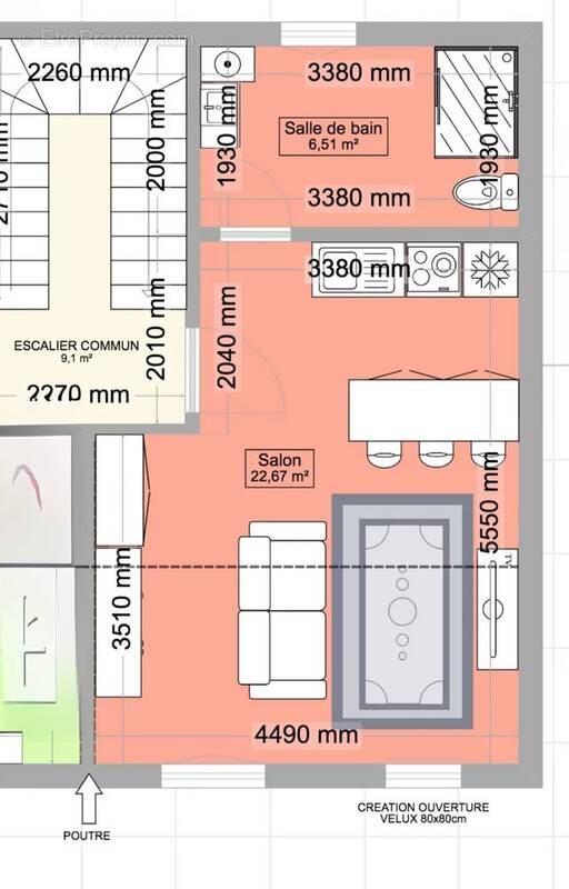 Appartement à AIX-LES-BAINS