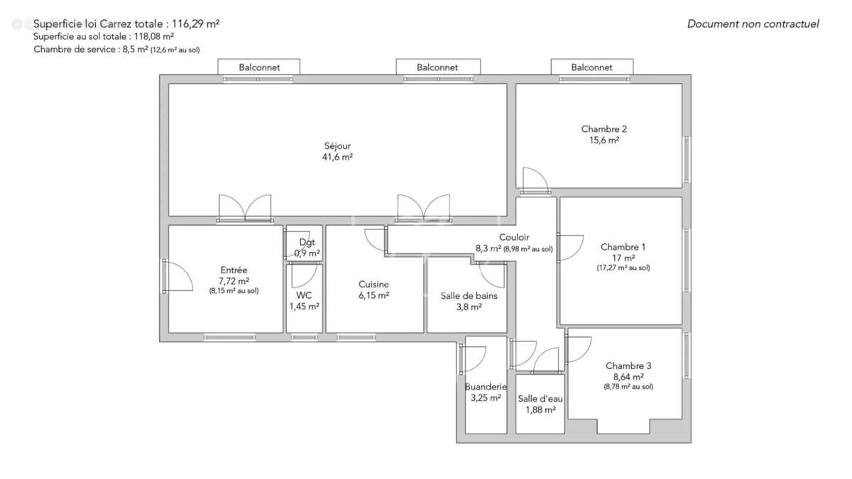 Appartement à PARIS-16E