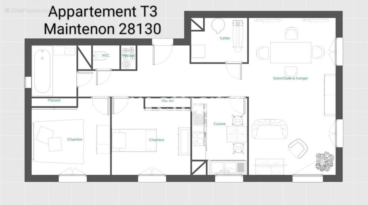 Appartement à MAINTENON