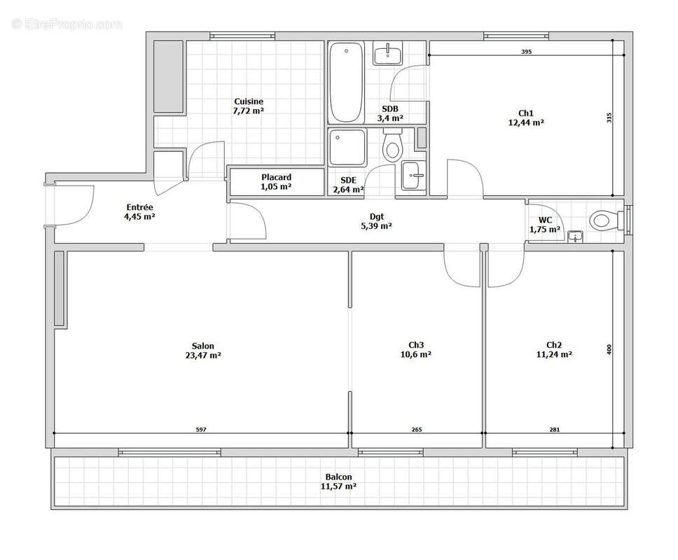 Appartement à MEUDON