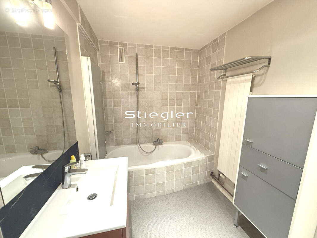 Salle de bains - Appartement à ILLKIRCH-GRAFFENSTADEN
