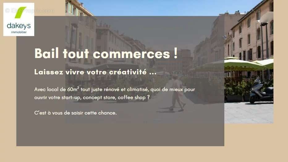 Commerce à MARSEILLE-7E