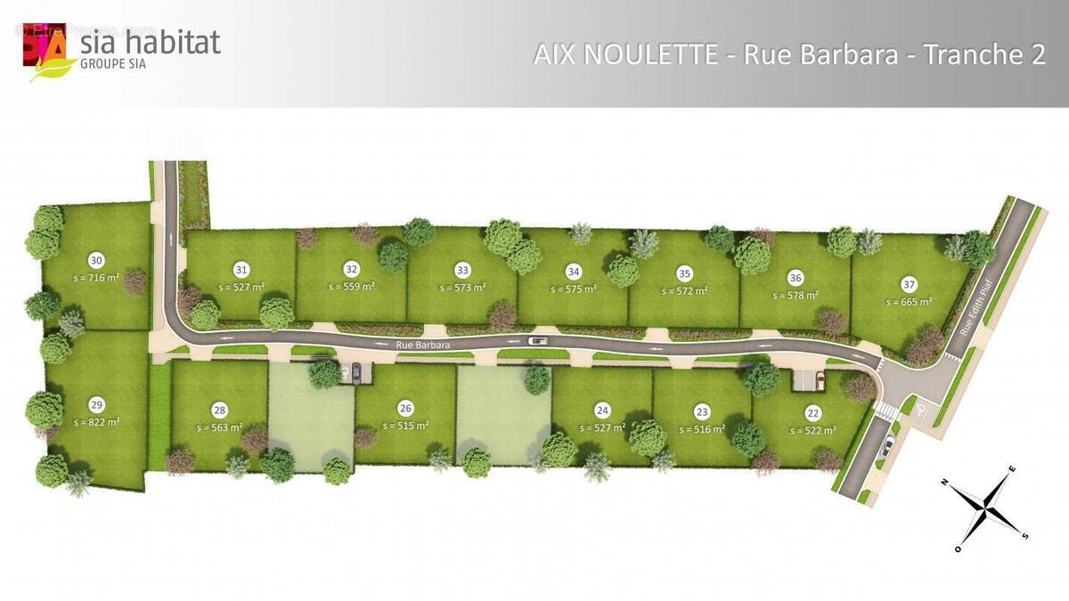Terrain à AIX-NOULETTE