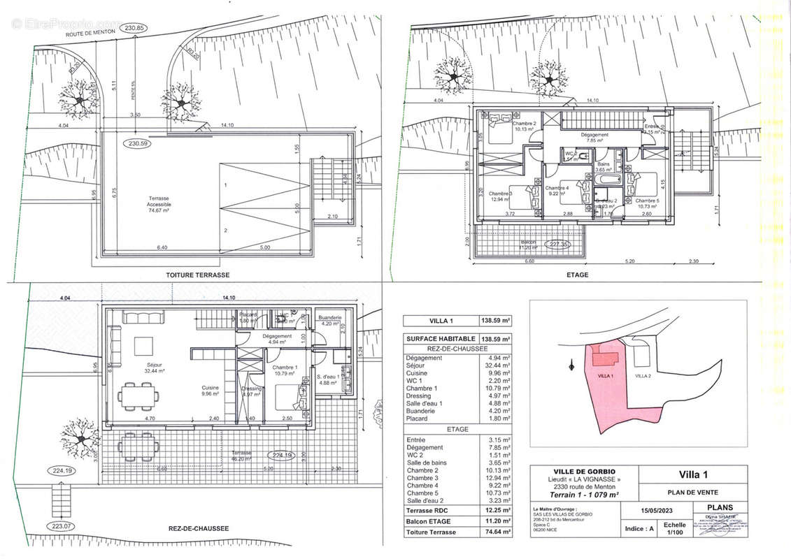 Maison à GORBIO