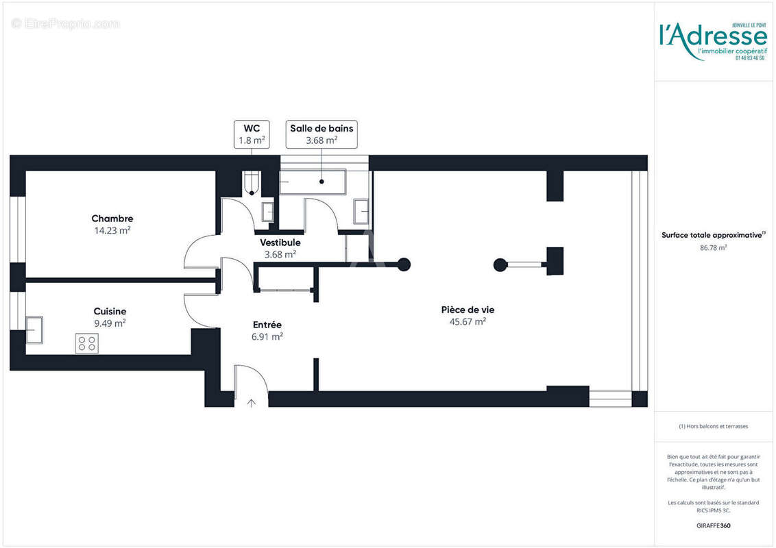 Appartement à SAINT-MAUR-DES-FOSSES
