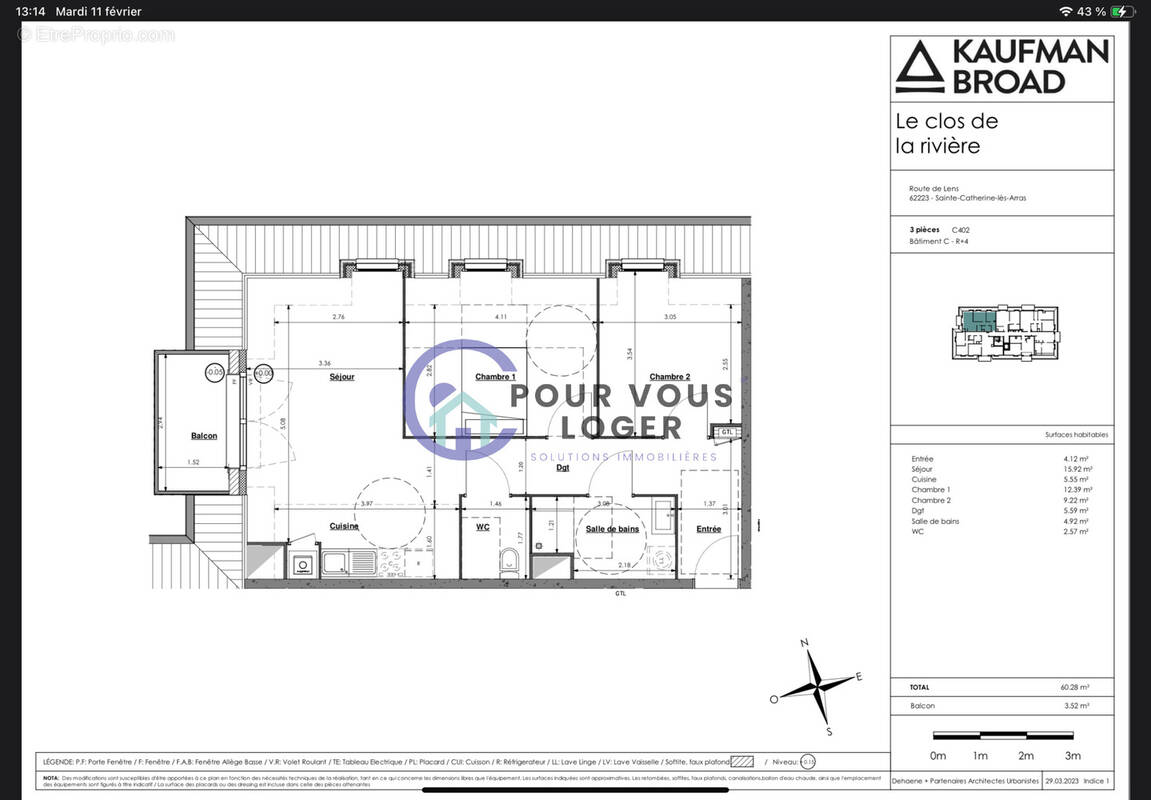 Appartement à SAINTE-CATHERINE