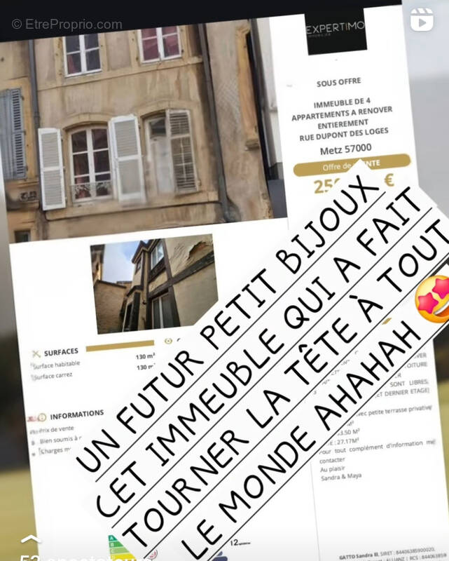 Appartement à METZ