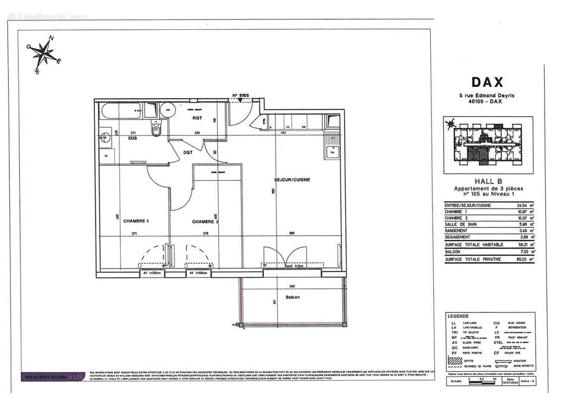 Appartement à DAX