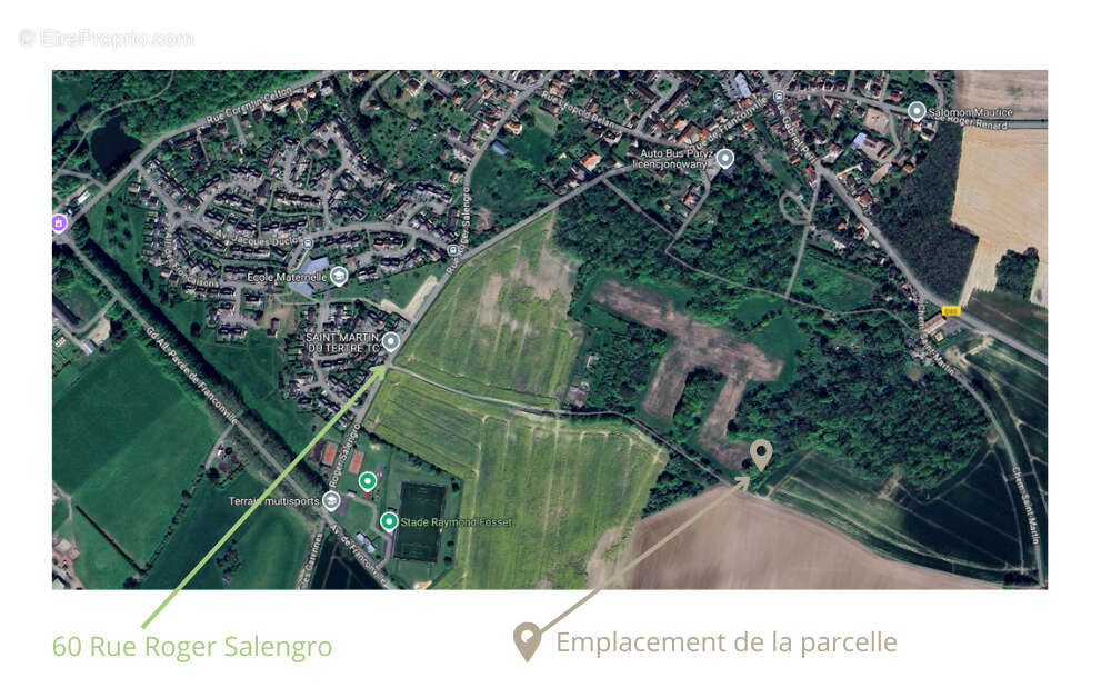 Terrain à SAINT-MARTIN-DU-TERTRE