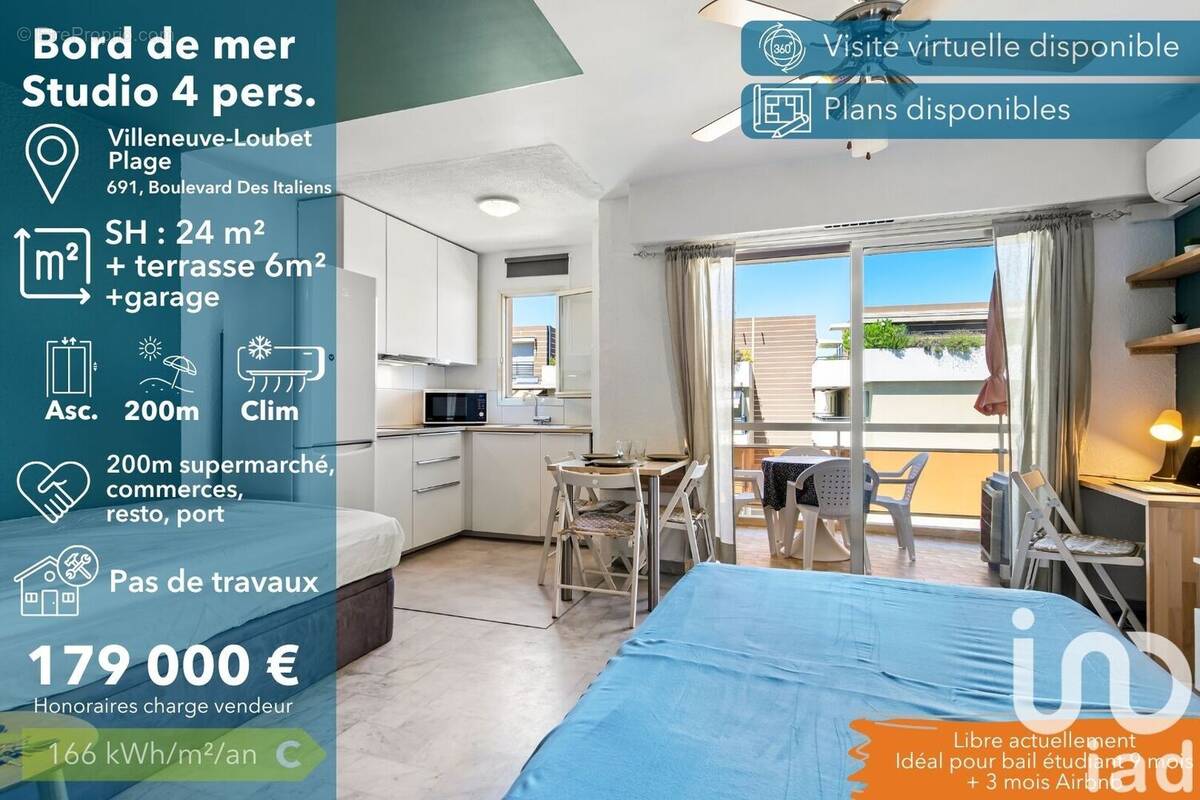 Photo 1 - Appartement à VILLENEUVE-LOUBET