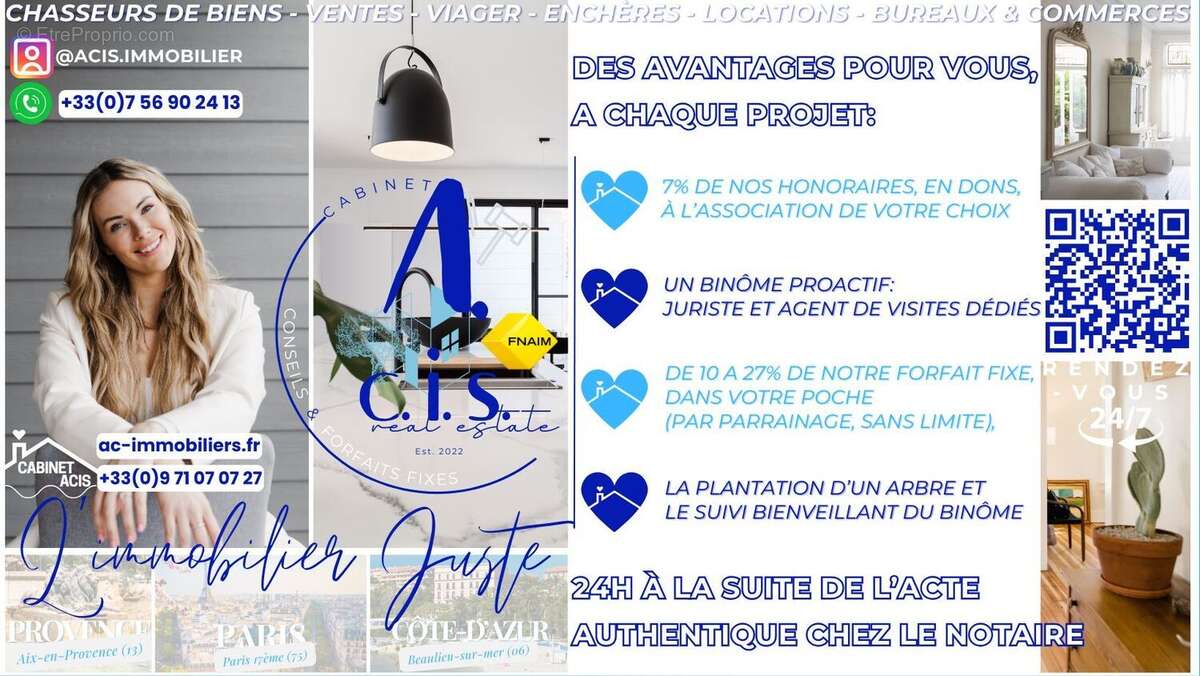 Appartement à PARIS-19E