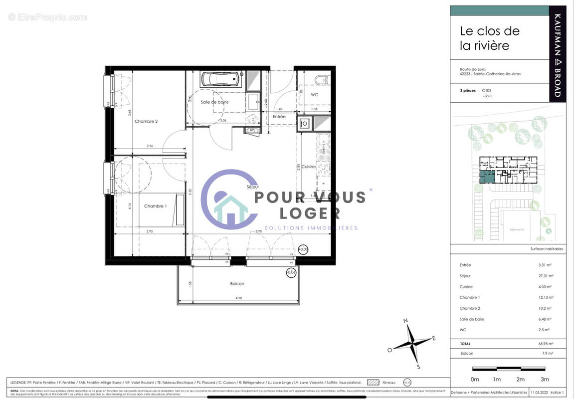 Appartement à SAINTE-CATHERINE