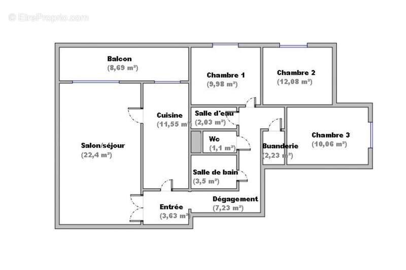 Appartement à LYON-5E