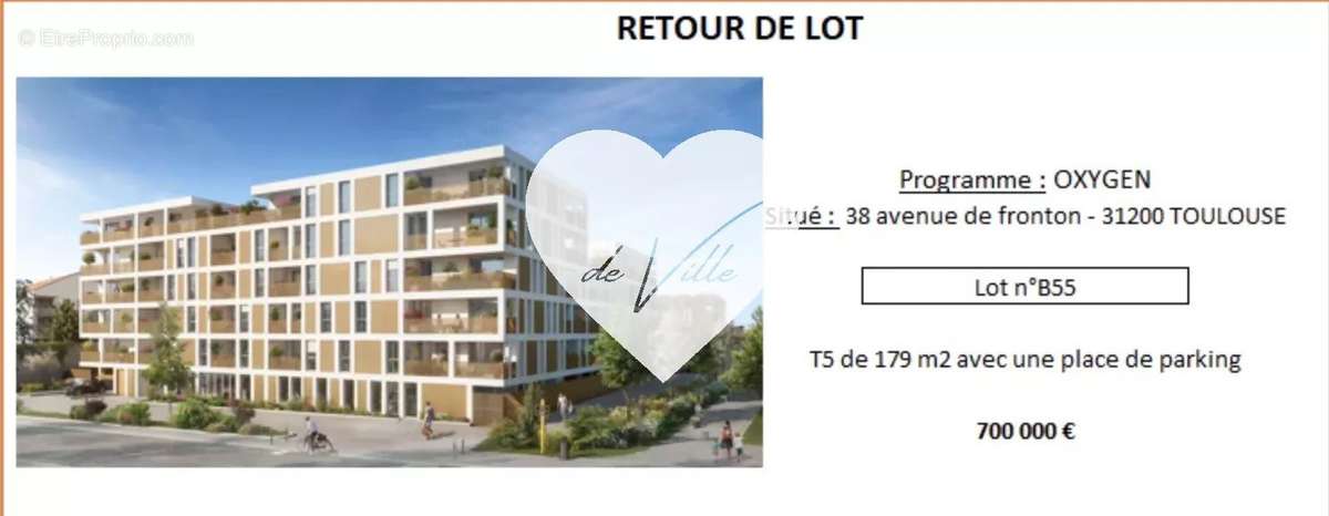 Appartement à TOULOUSE