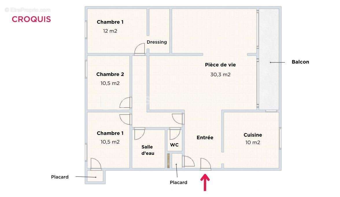 Appartement à LE PONT-DE-CLAIX
