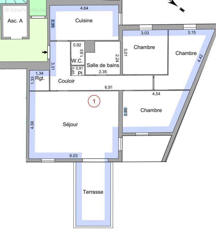 Appartement à NANCY