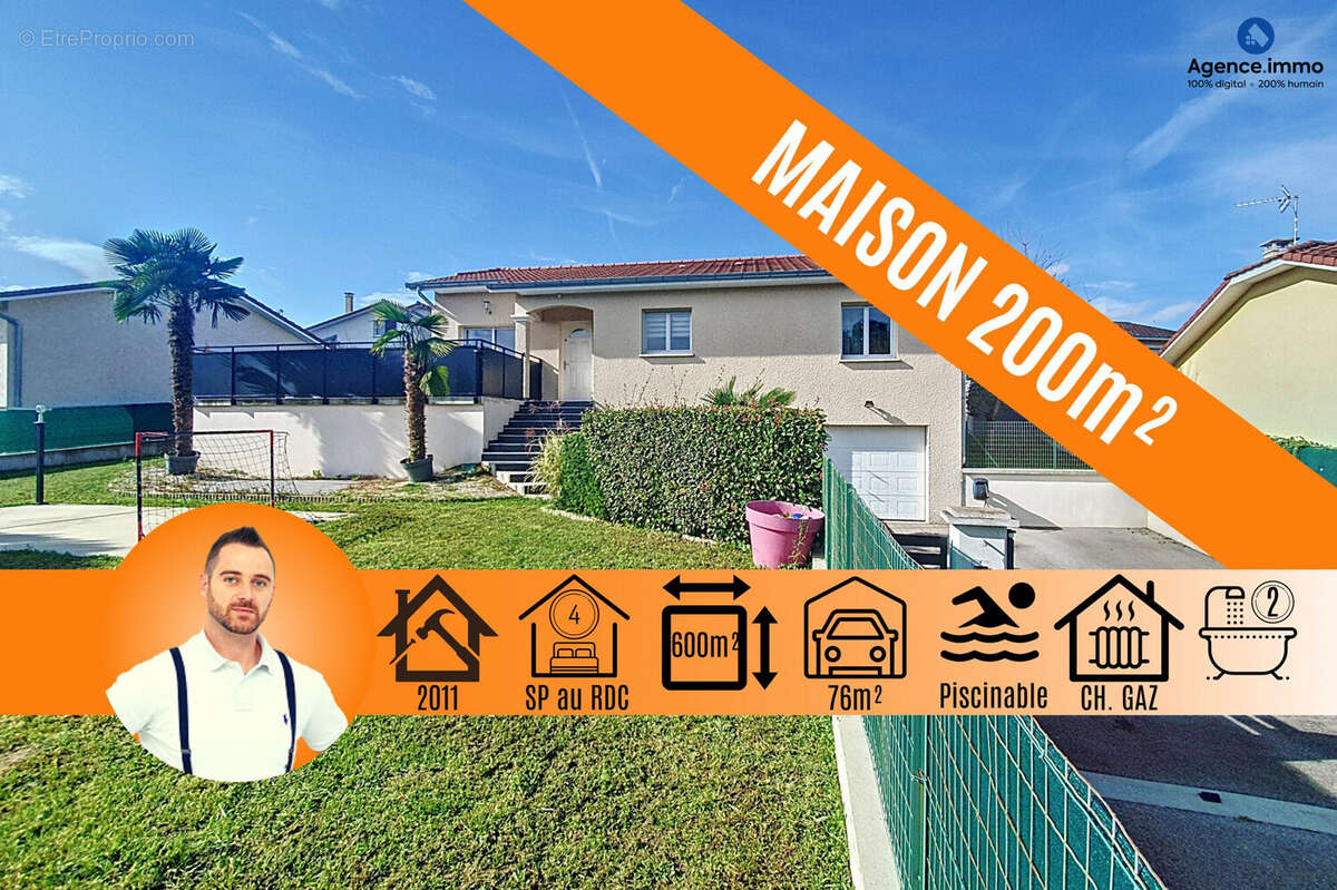 Maison à CHARVIEU-CHAVAGNEUX