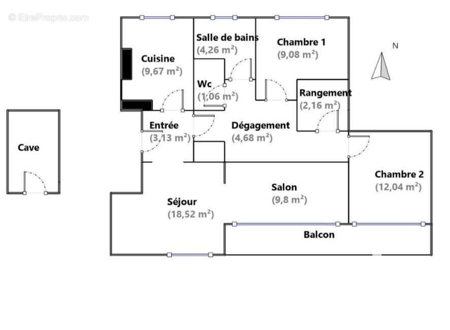 Photo 3 - Appartement à FLEURY-LES-AUBRAIS