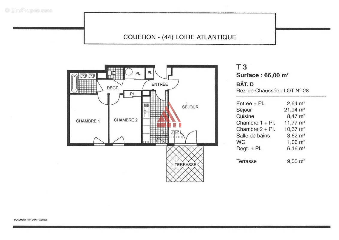 Appartement à COUERON