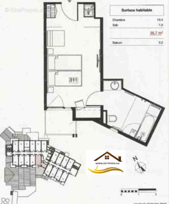 Photo 3 - Appartement à AVRIEUX