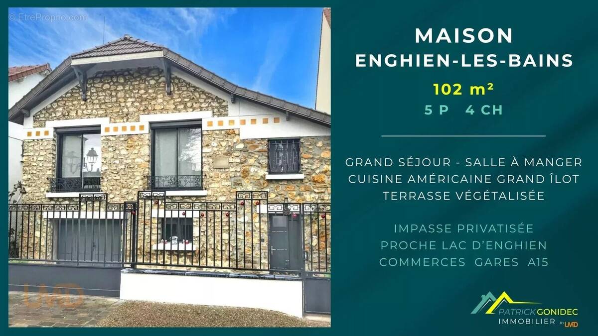 Maison à ENGHIEN-LES-BAINS
