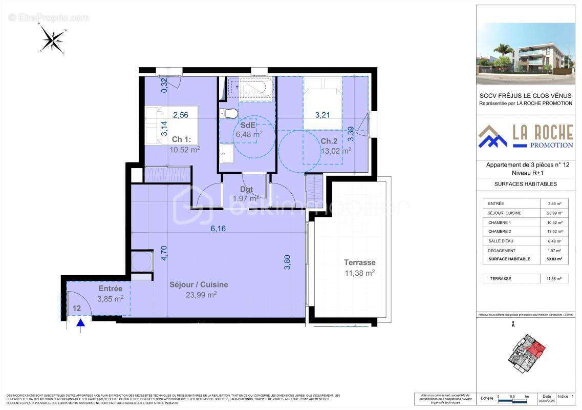 Appartement à PUGET-SUR-ARGENS