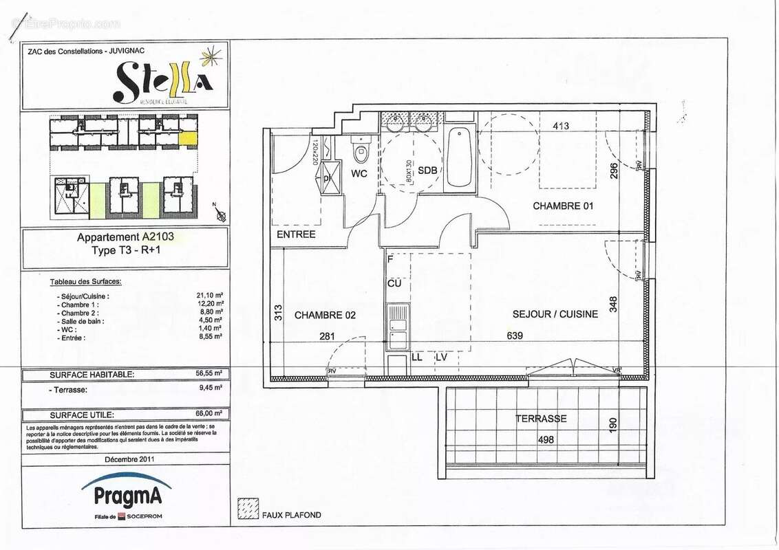 Appartement à JUVIGNAC