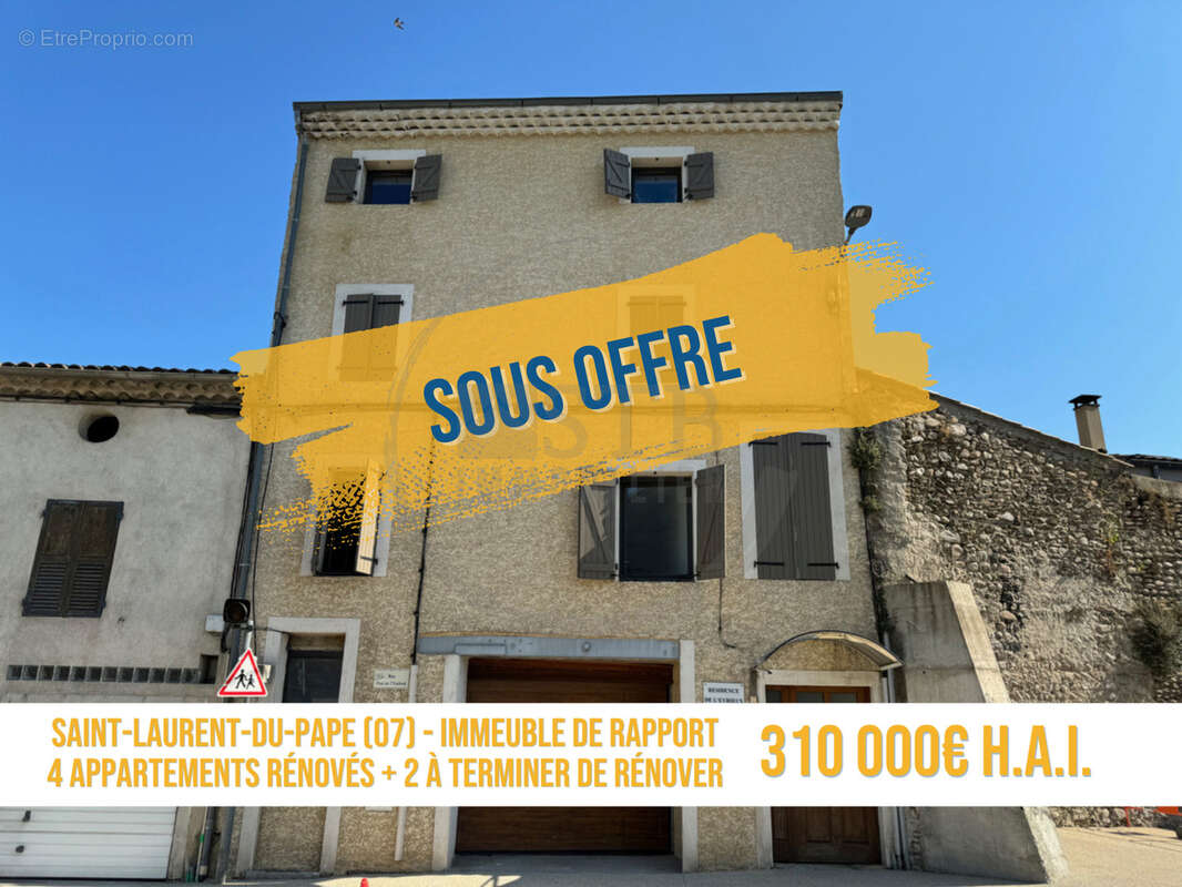 Appartement à SAINT-LAURENT-DU-PAPE