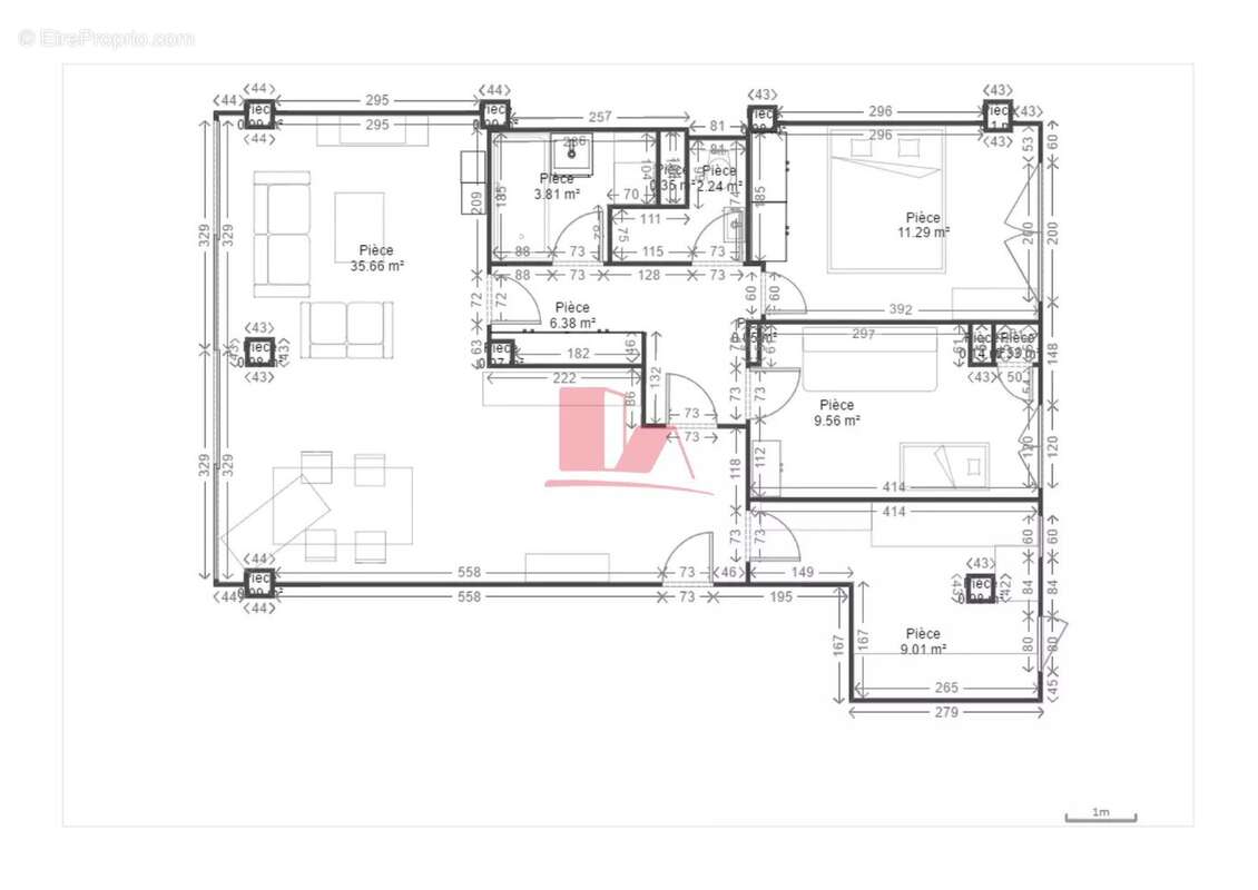 Appartement à BOULOGNE-BILLANCOURT