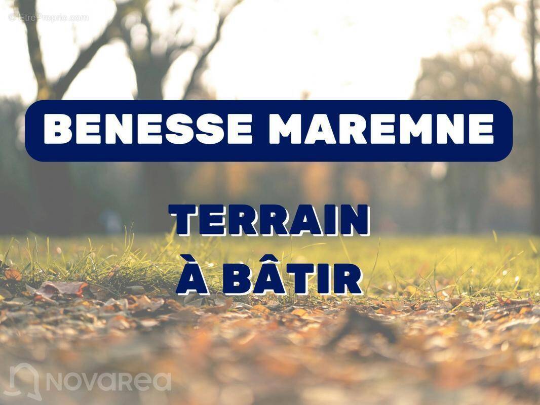 Terrain à BENESSE-MAREMNE