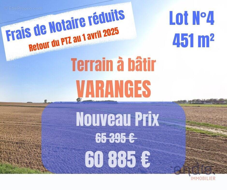 Terrain à VARANGES