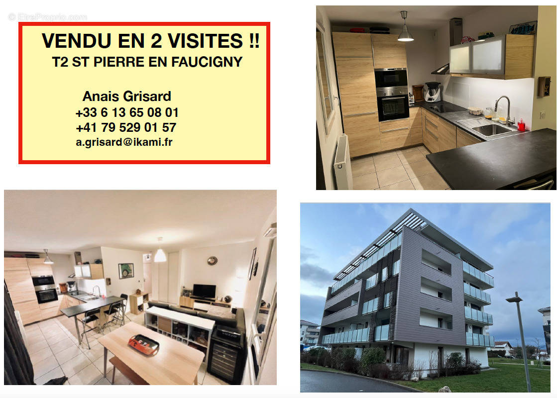 Appartement à SAINT-PIERRE-EN-FAUCIGNY