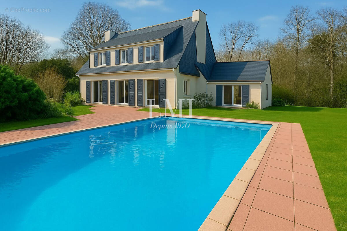 Exemple de renovaition exterieure - Maison à PONT-SCORFF