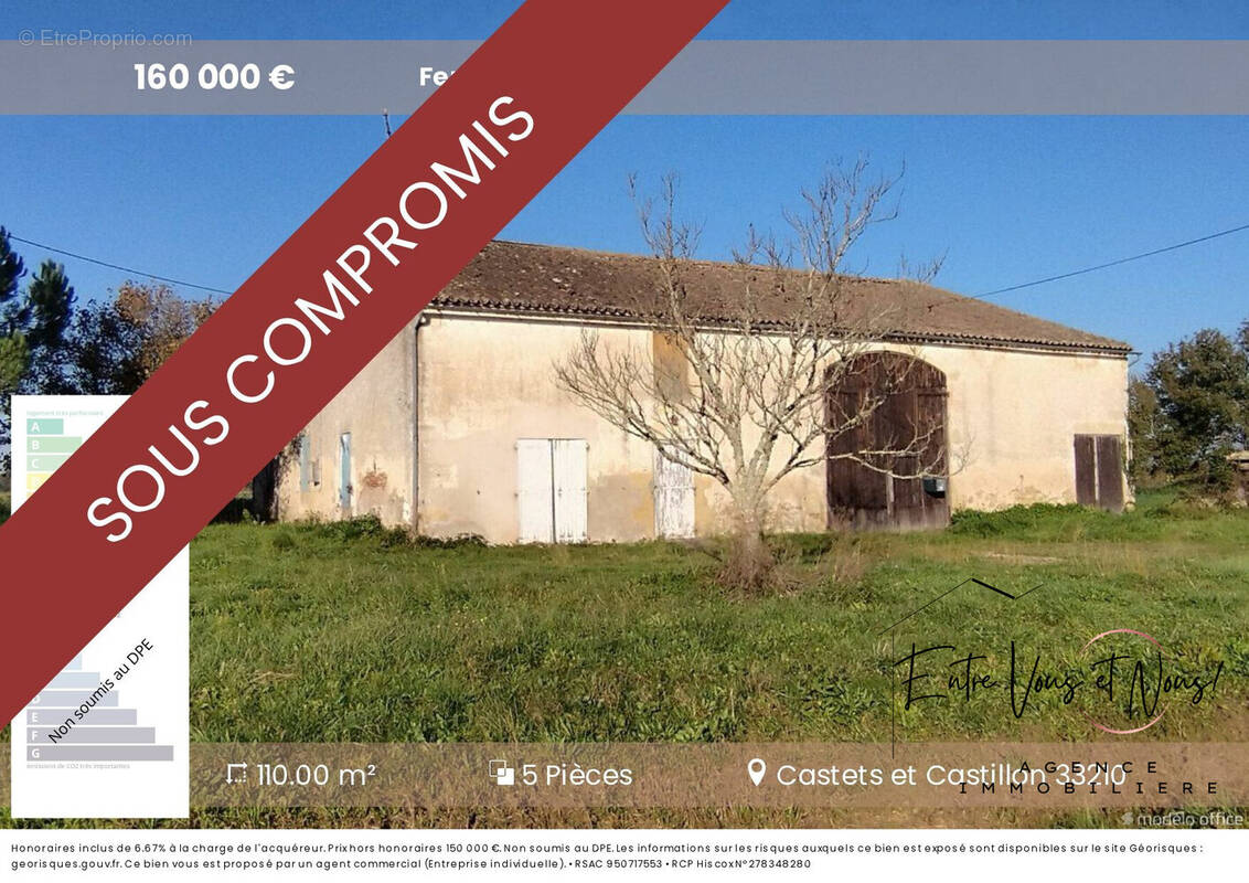 Maison à CASTETS-EN-DORTHE