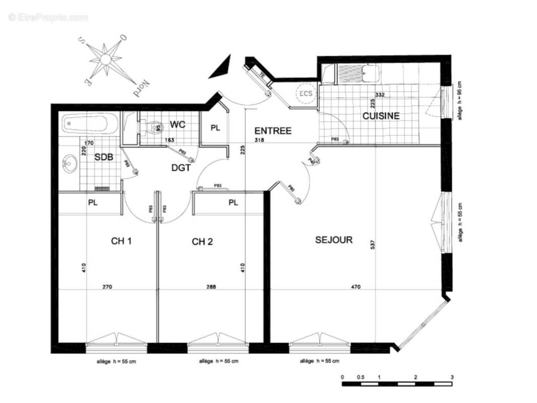 Appartement à VERSAILLES